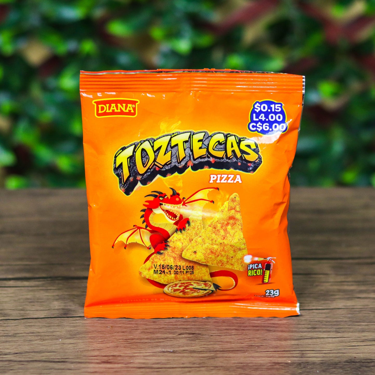 Toztecas Original o Pizza pequeños. (6 unidades). 23g. Diana