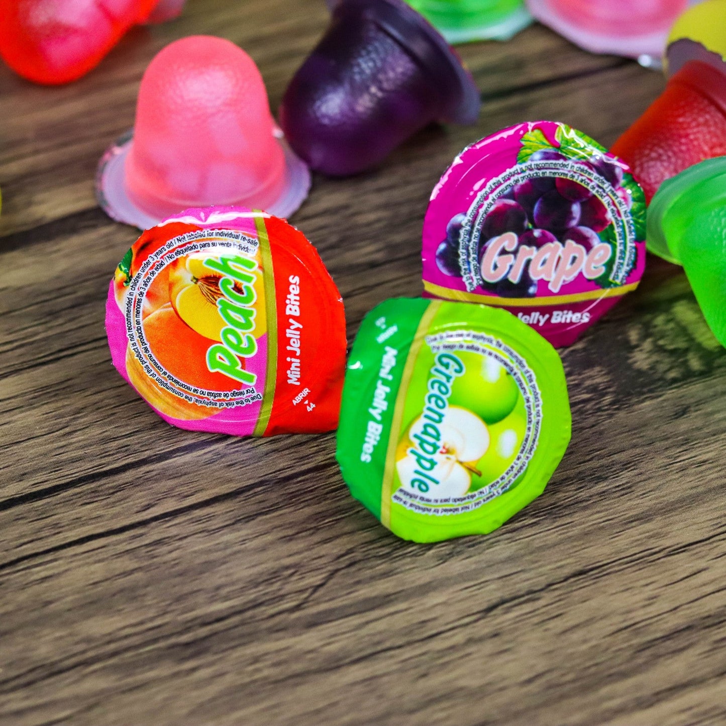 Jellico. Mini frutas en gel. Paquete surtido. 20 unidades. 306 g