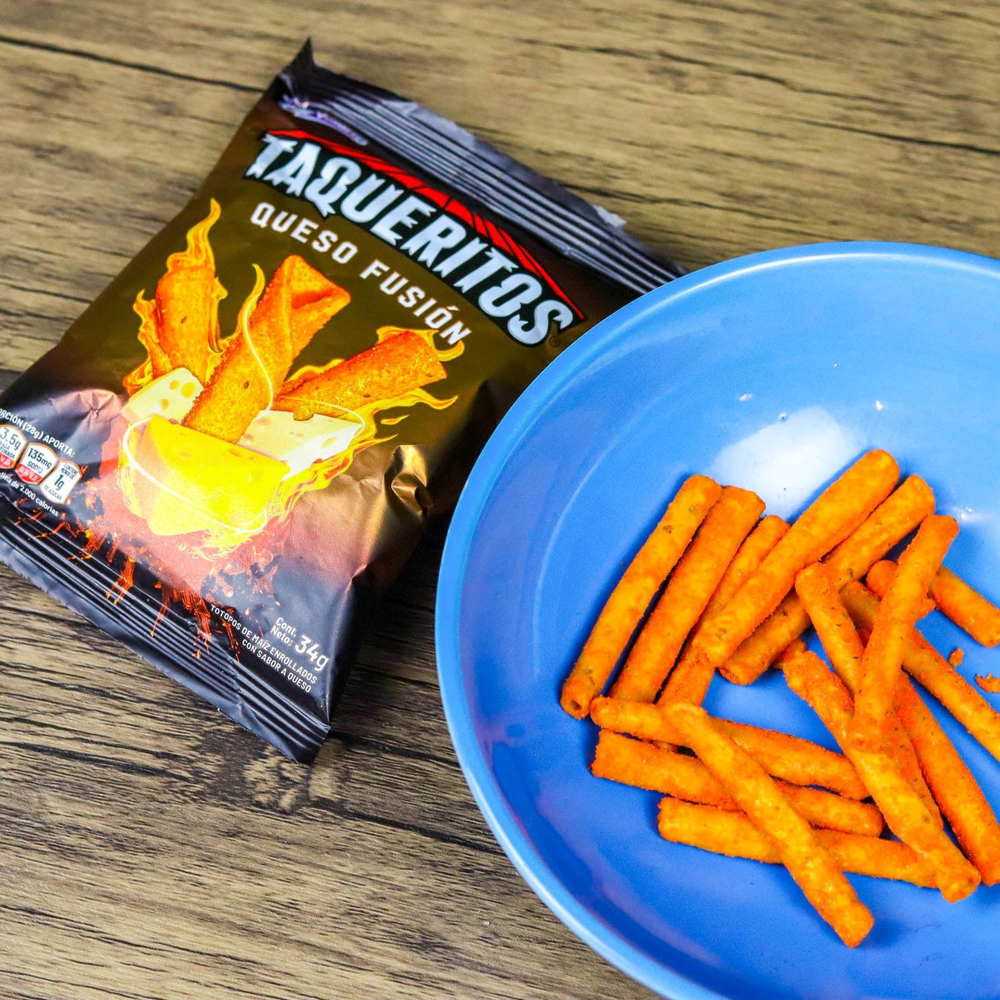 Taqueritos. (6 unidades). Churros pequeños. 34g. Yummies