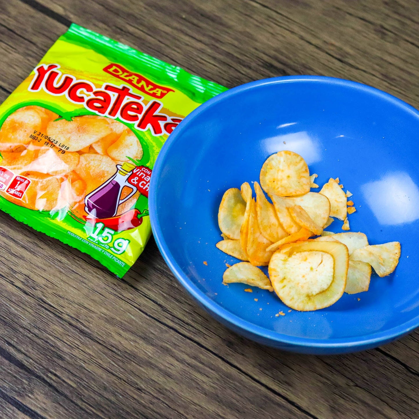 Yucatecas (6 unidades). Churros pequeños. 15g. Boquitas Diana