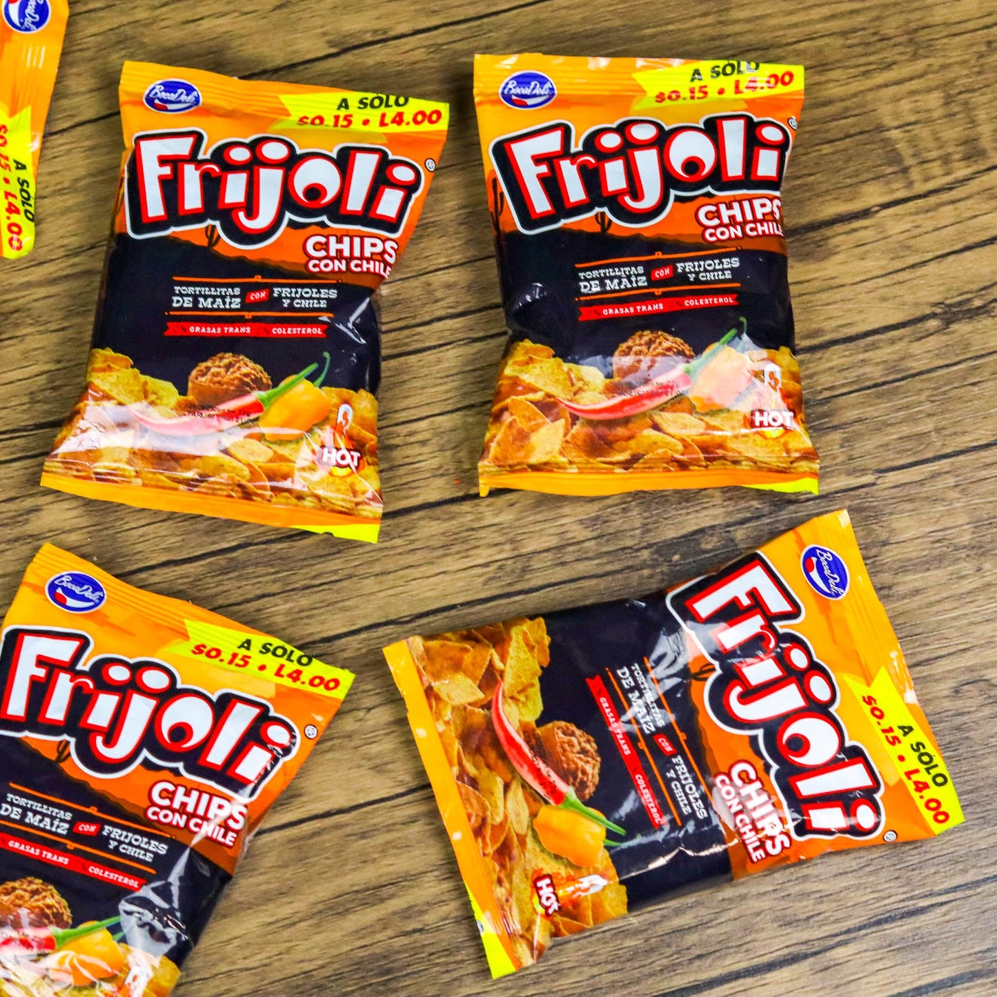 Churros Frijoli pequeños. (6 unidades). 22g. Bocadeli