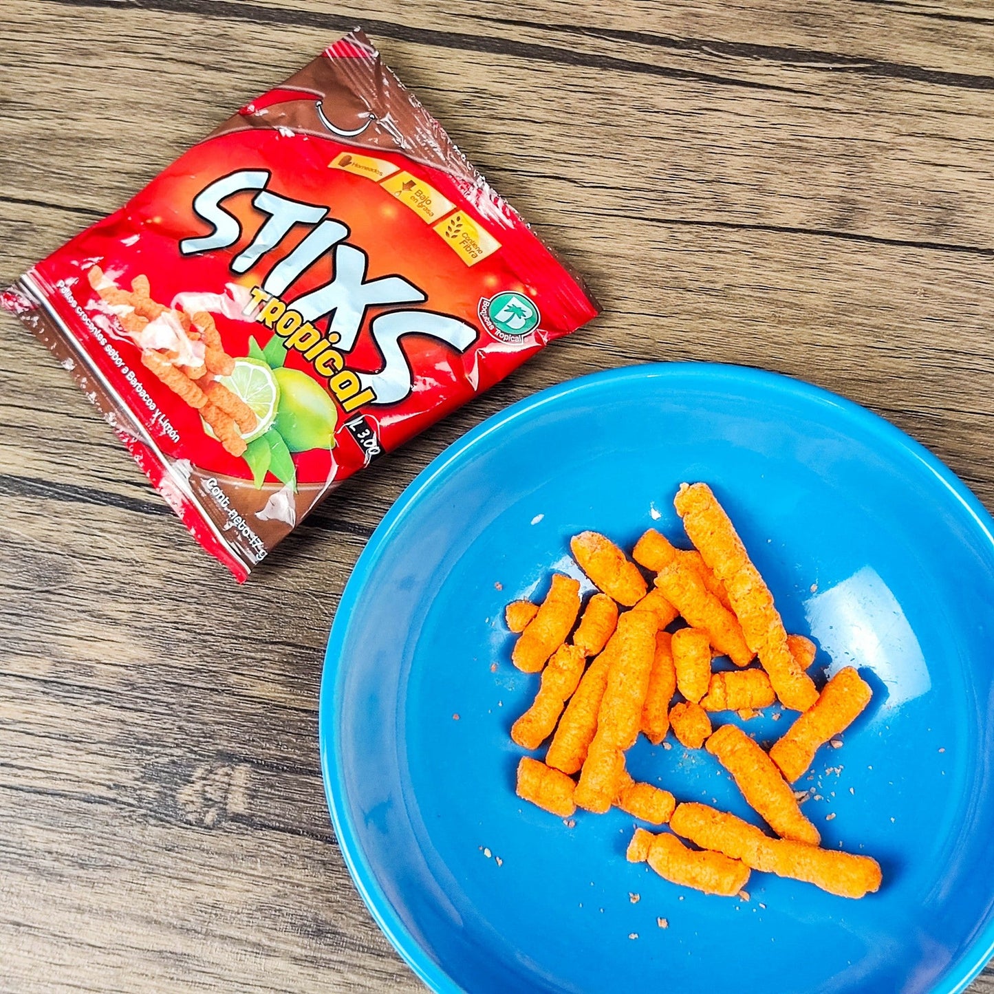 Stix pequeños. (6 unidades). 17g. Boquitas Tropical