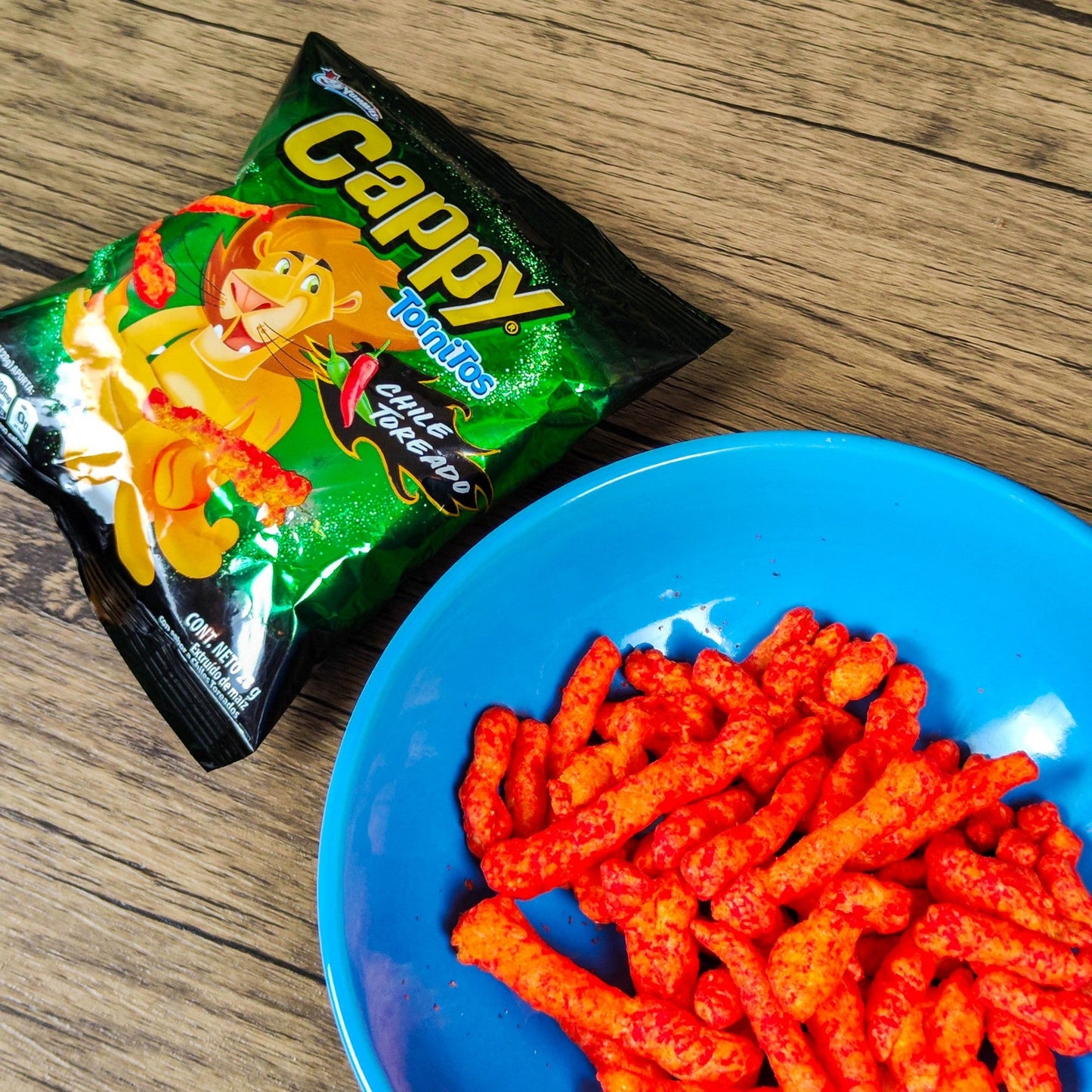 Cappy Tornitos Chile Toreado. (6 unidades). 28g. Yummies