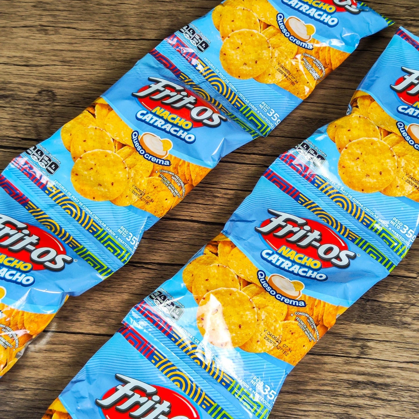 Fri-tos Nacho Catracho. (6 unidades). Queso crema. 35g