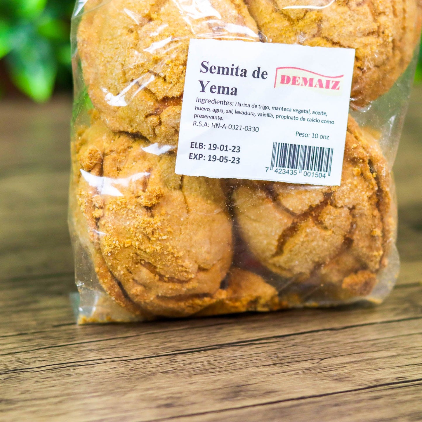 Semita de yema. 8 unidades. 283g. Demaiz