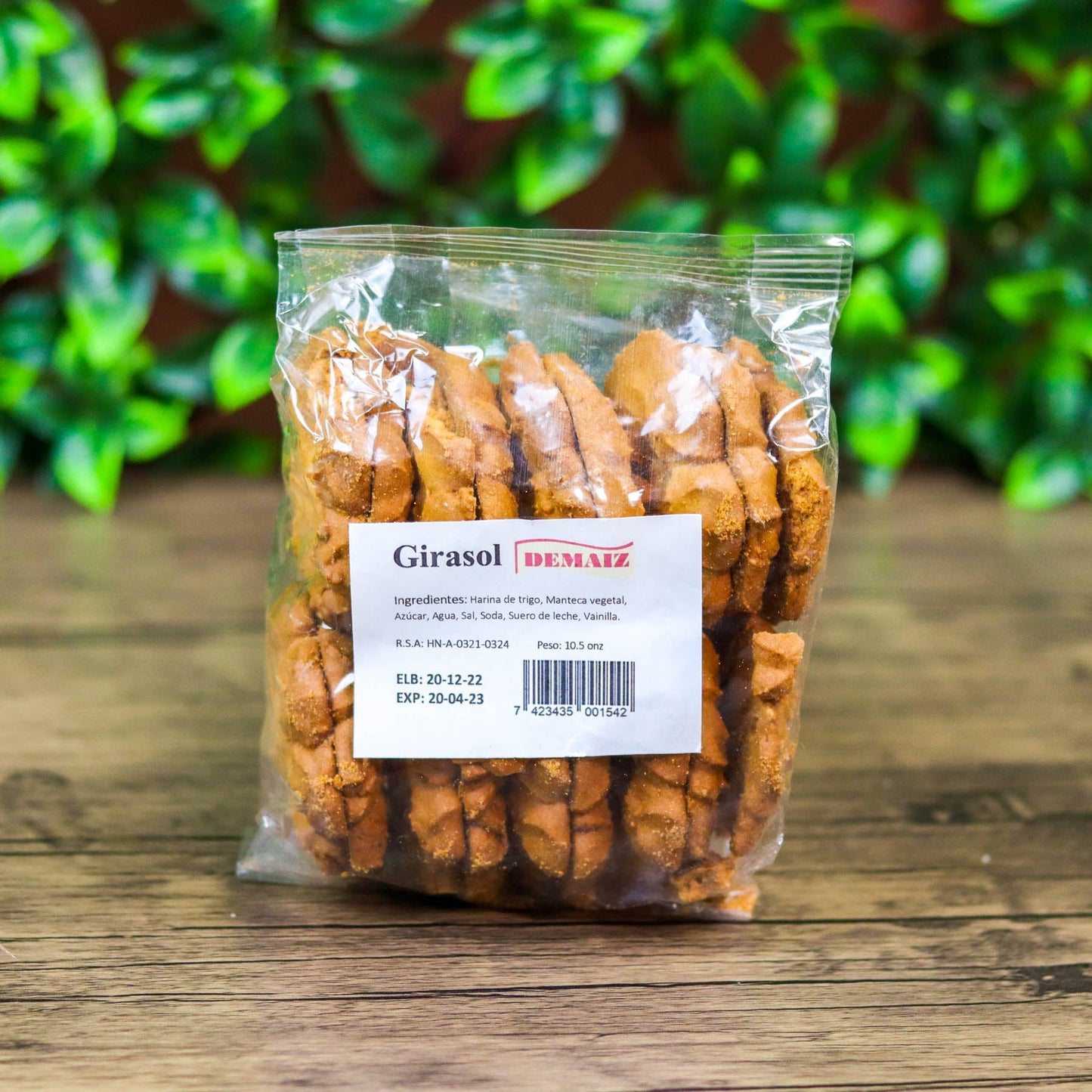 Galleta de girasol. Bolsa de pan. 297g. Demaiz