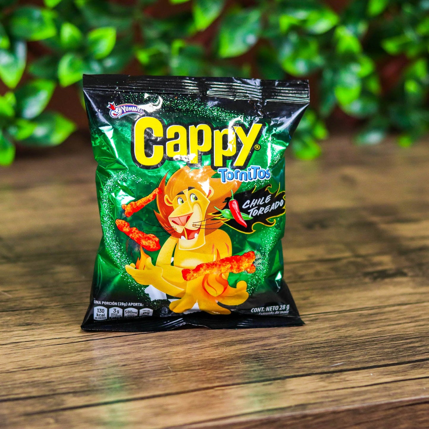 Cappy Tornitos Chile Toreado. (6 unidades). 28g. Yummies