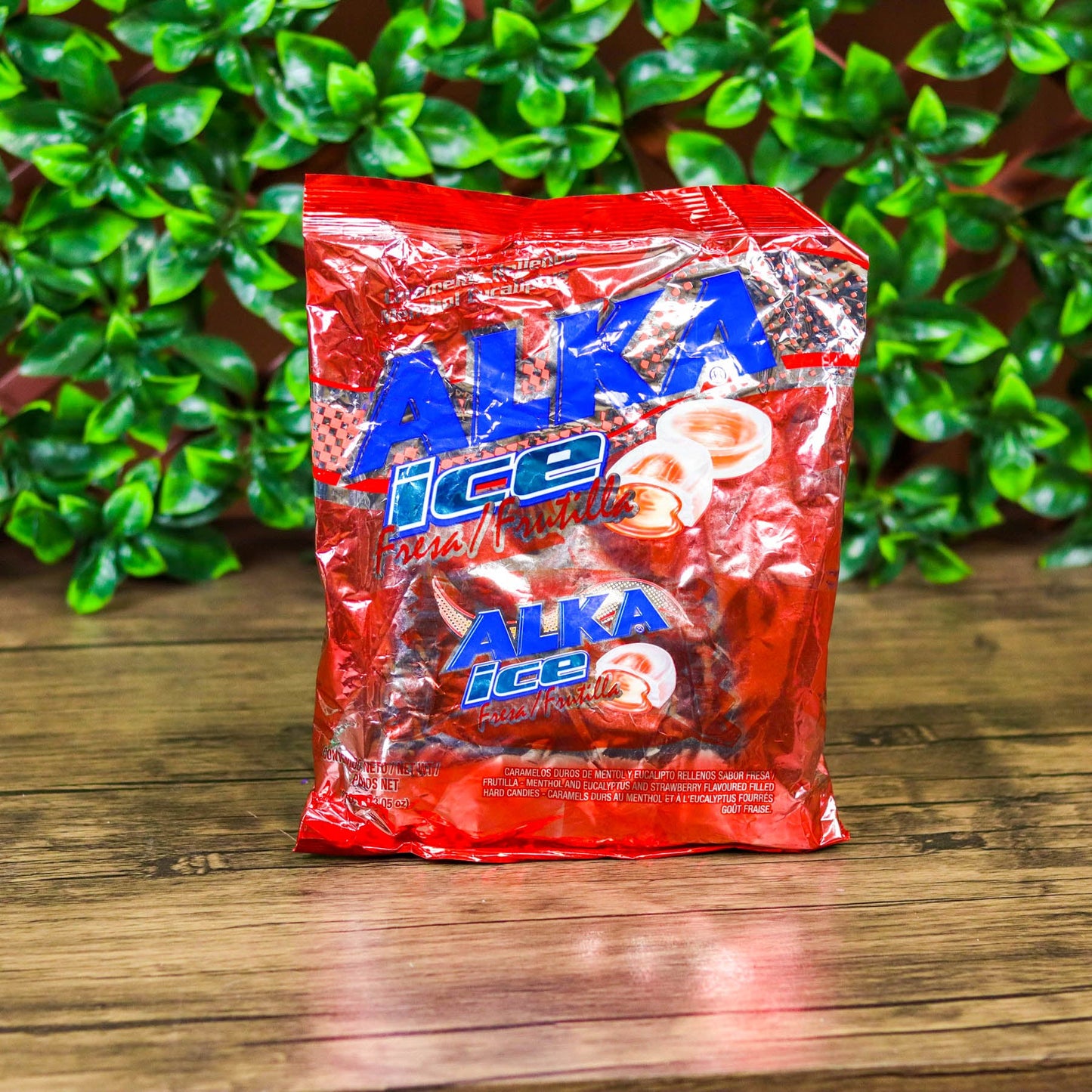Alka ice. Menta, fresa y manzana verde. Paquete. 370g