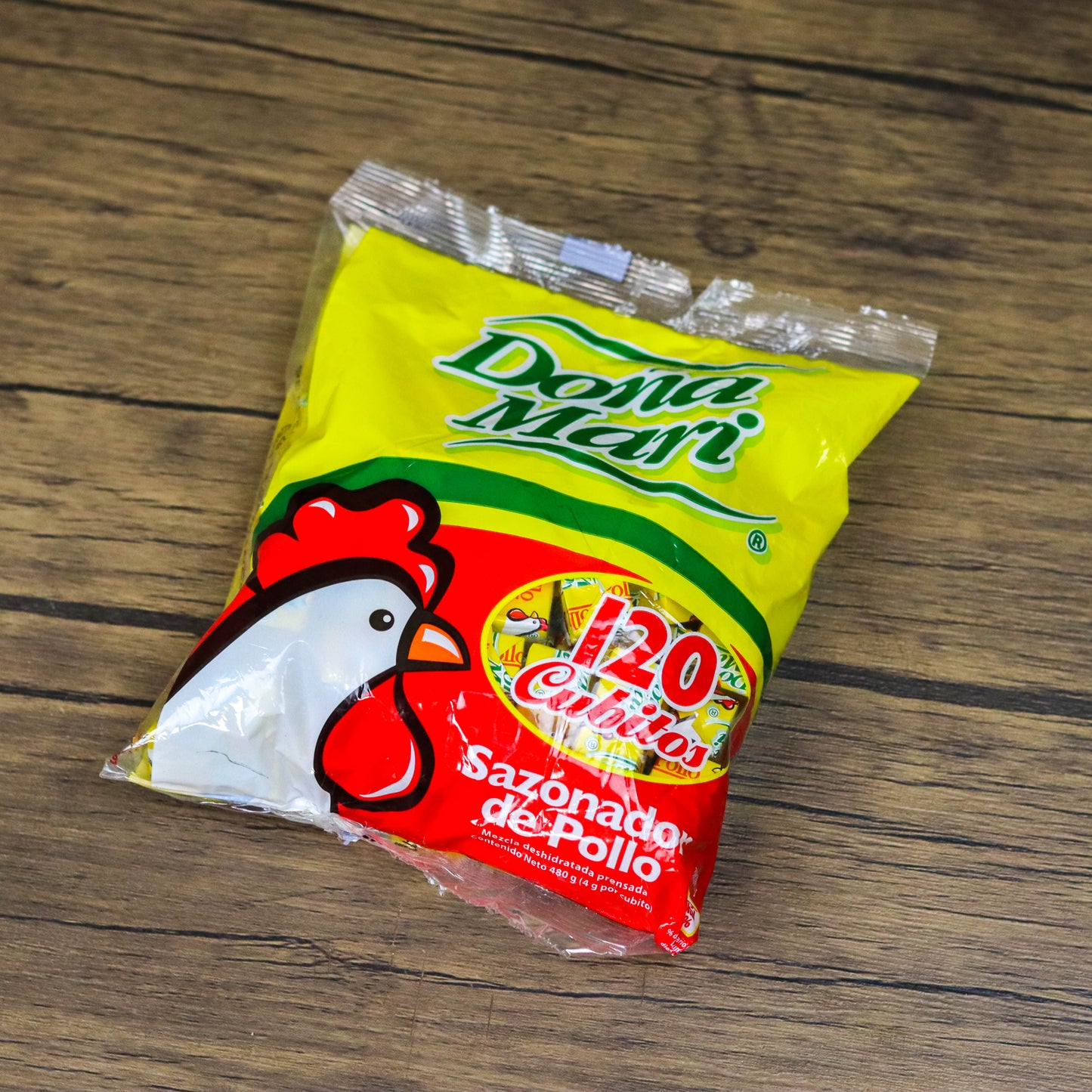 Cubitos Doña Mari. 120 cubitos. Sazonador de pollo. 480 g