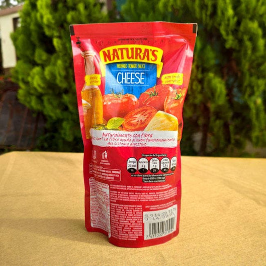 Salsa lista de tomate con queso Naturas. 210g