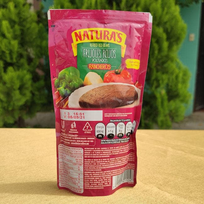 Frijoles Rojos Volteados Rancheros Naturas. 210g
