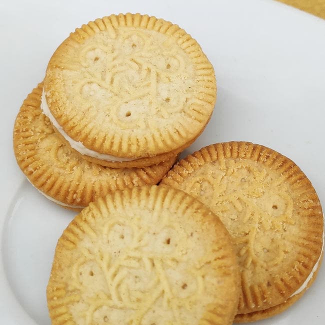 Galletas cremas de Vainilla. 25g