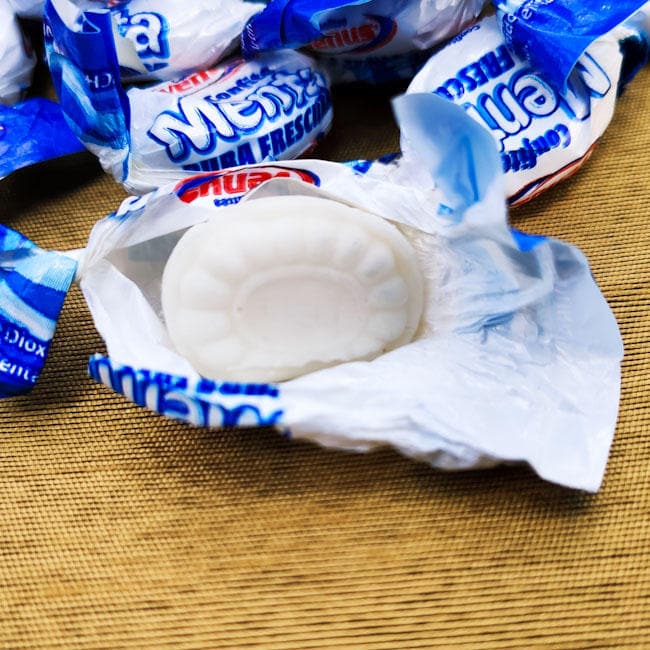 Confites menta de Venus. Paquete. 150g