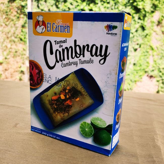 Tamales de Cerdo, Pollo, Cambray o de Frijol. 300g