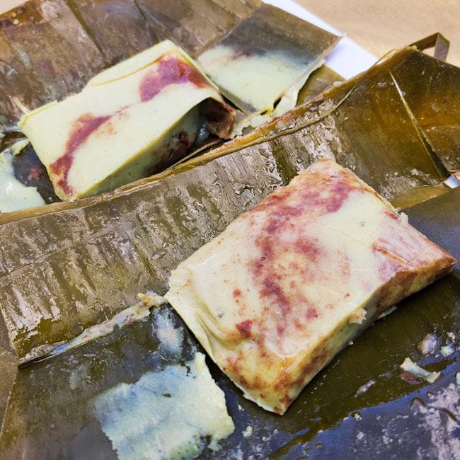 Tamales de Cerdo, Pollo, Cambray o de Frijol. 300g