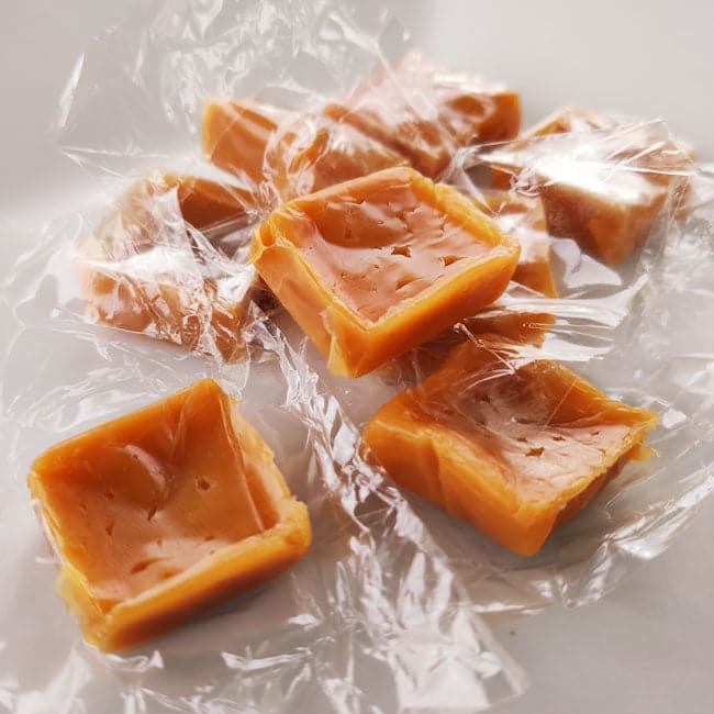 Caramelos de leche. Por unidad. 32g