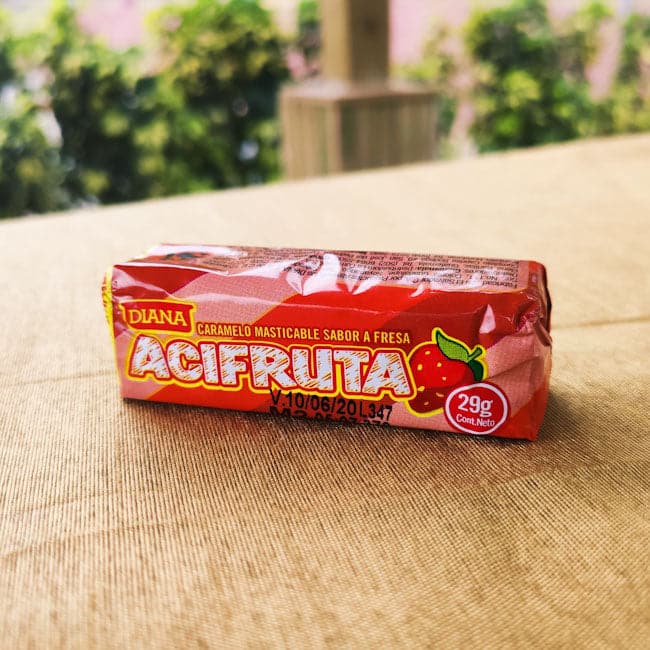 Acifruta. Todos los sabores. Por unidad. 29g