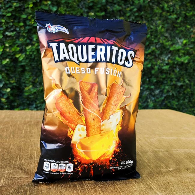 Taqueritos. Varios sabores. Churros Grandes. 180g. Yummies