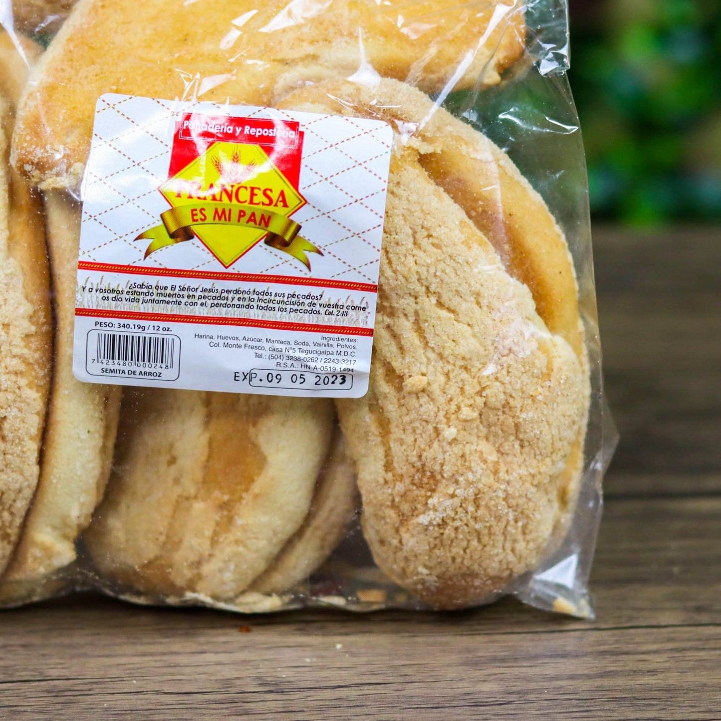 Semita de arroz. 340g. Francesa es mi pan