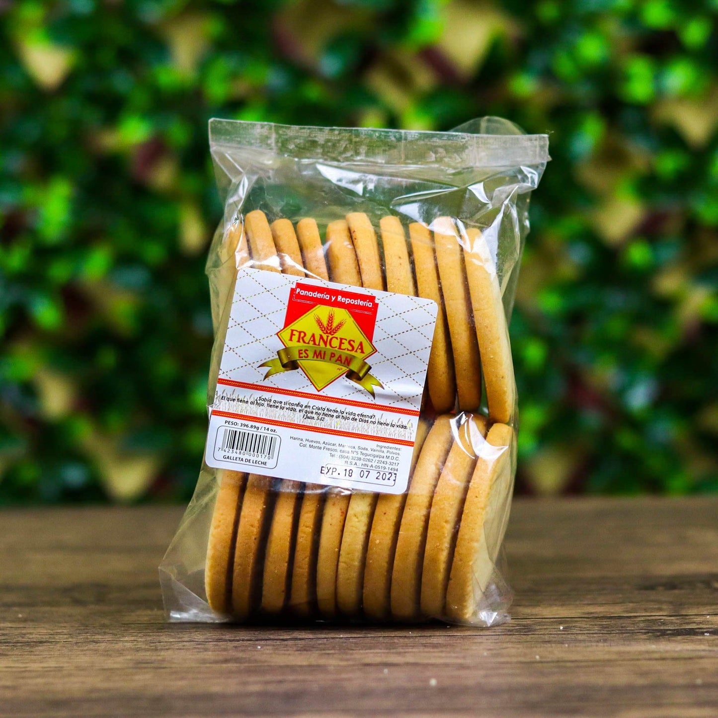 Galleta de leche. 396g. Francesa es mi pan