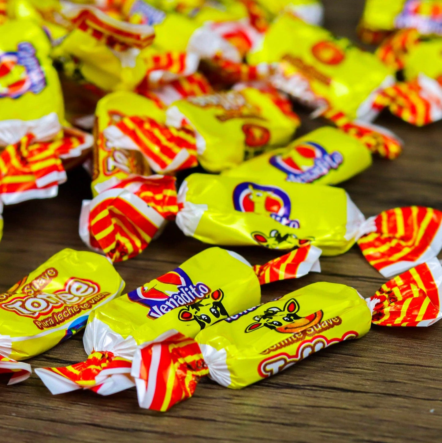 Confite suave Toffee (Leche de vaca). Paquete. 160g. Venadito