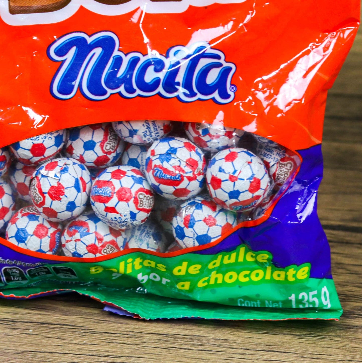 Chocobolas. Paquete. 135g. Nucita