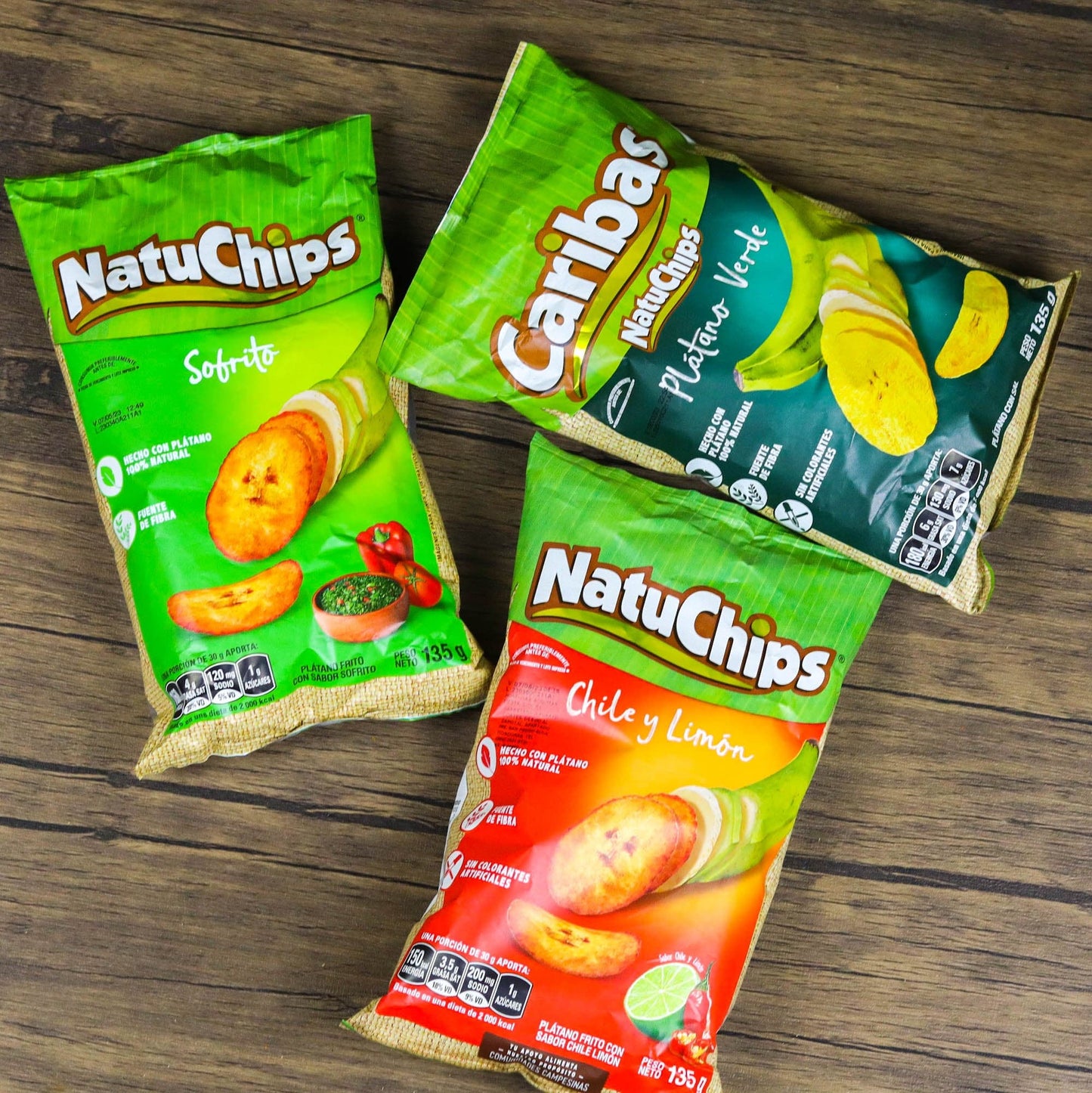 Caribas Grandes. (Ahora llamados NatuChips). 135g. Frito Lay