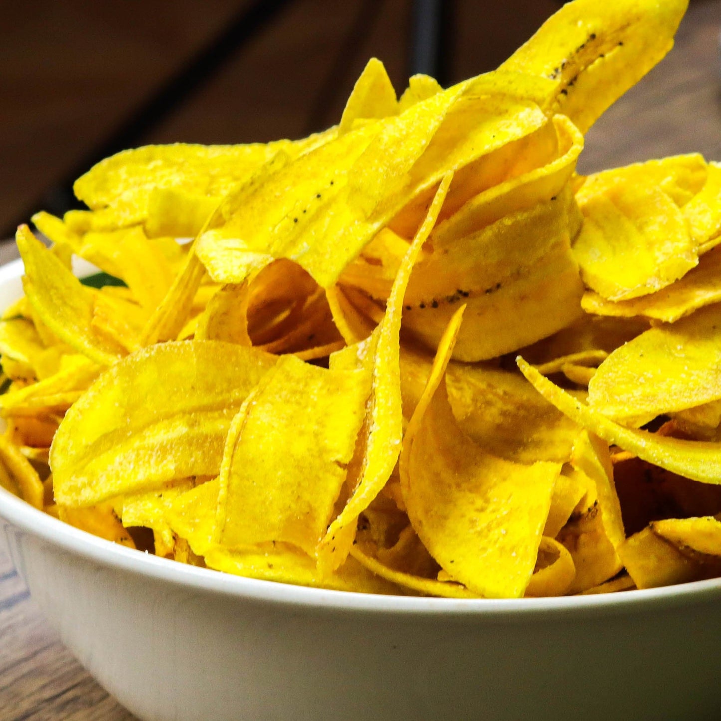 Boquitas Ribereñas. Tajaditas de platano. Tamaño Grande. 310g. Ribereñas