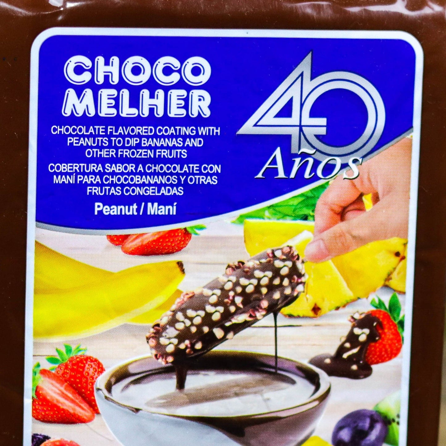Chocolate para hacer chocobananos. 300g. Marca MELHER