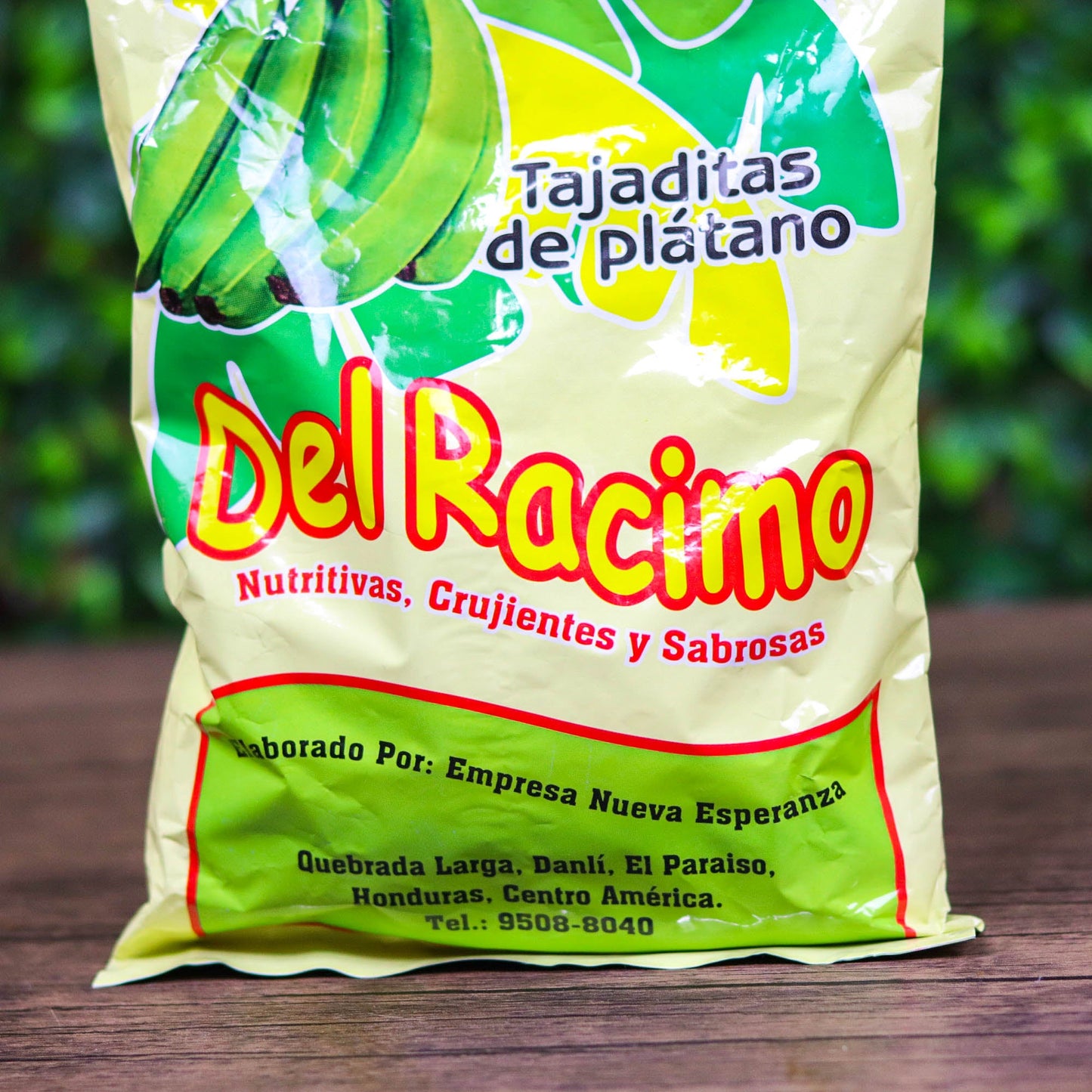 Churro Del Racimo. Tajaditas de platano. 185g. Empresa nueva esperanza