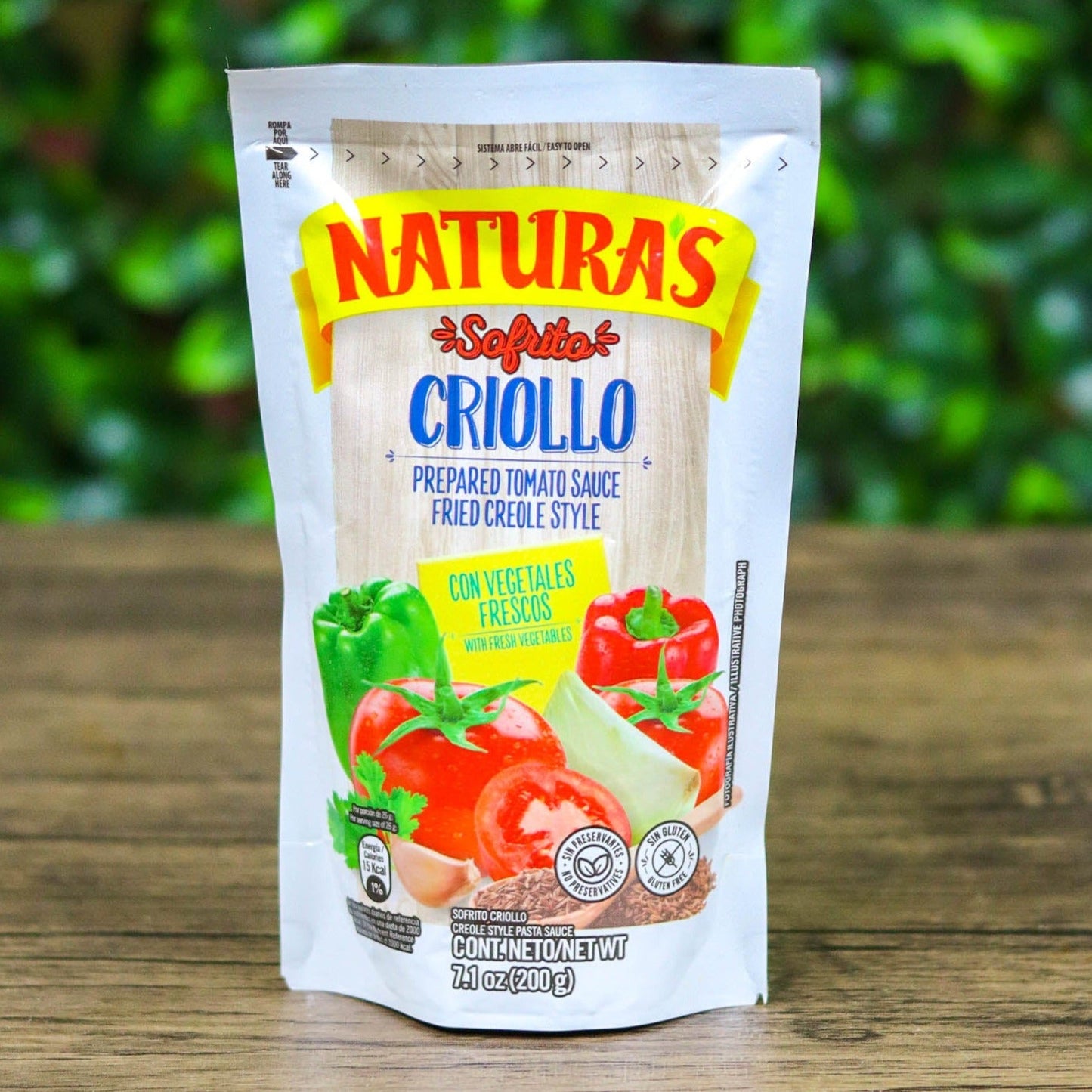 Sofrito Criollo Naturas. Tamaño grande. 200g