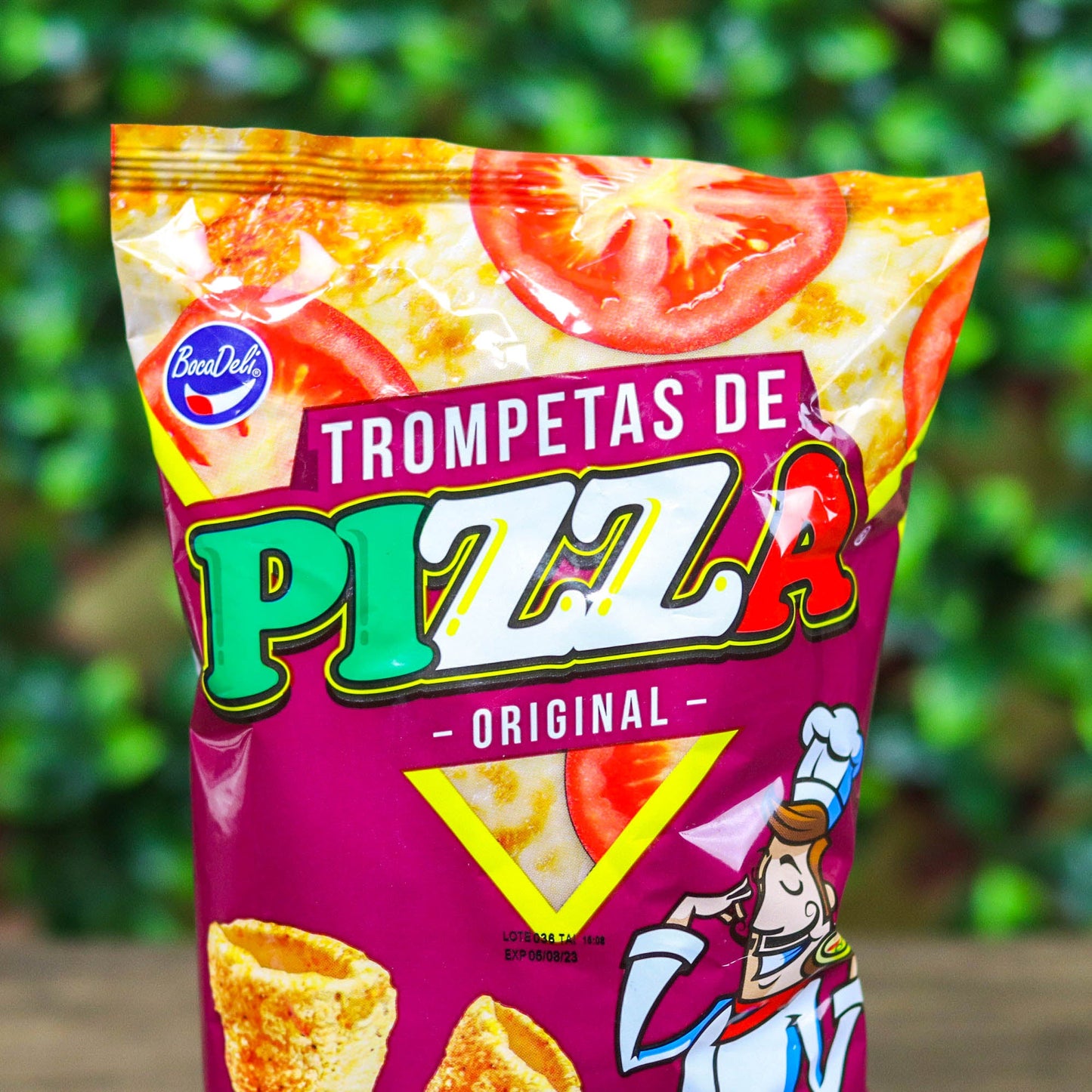 Trompeta de Pizza de Bocadeli. Tamaño grande. 75g. Bocadeli