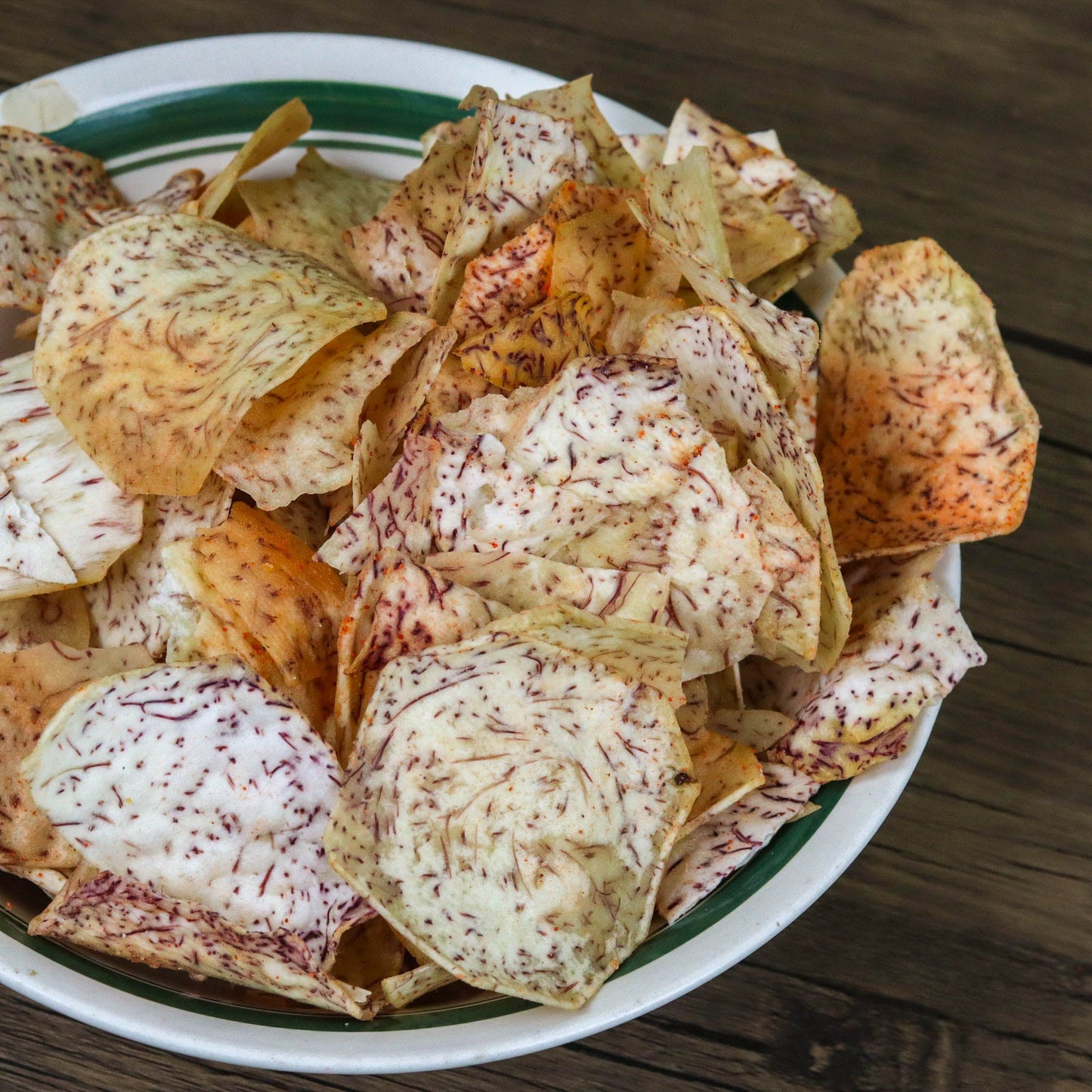 Tajadas de Malanga con Chile, limon y sal. Bolsa Grande. 230 g