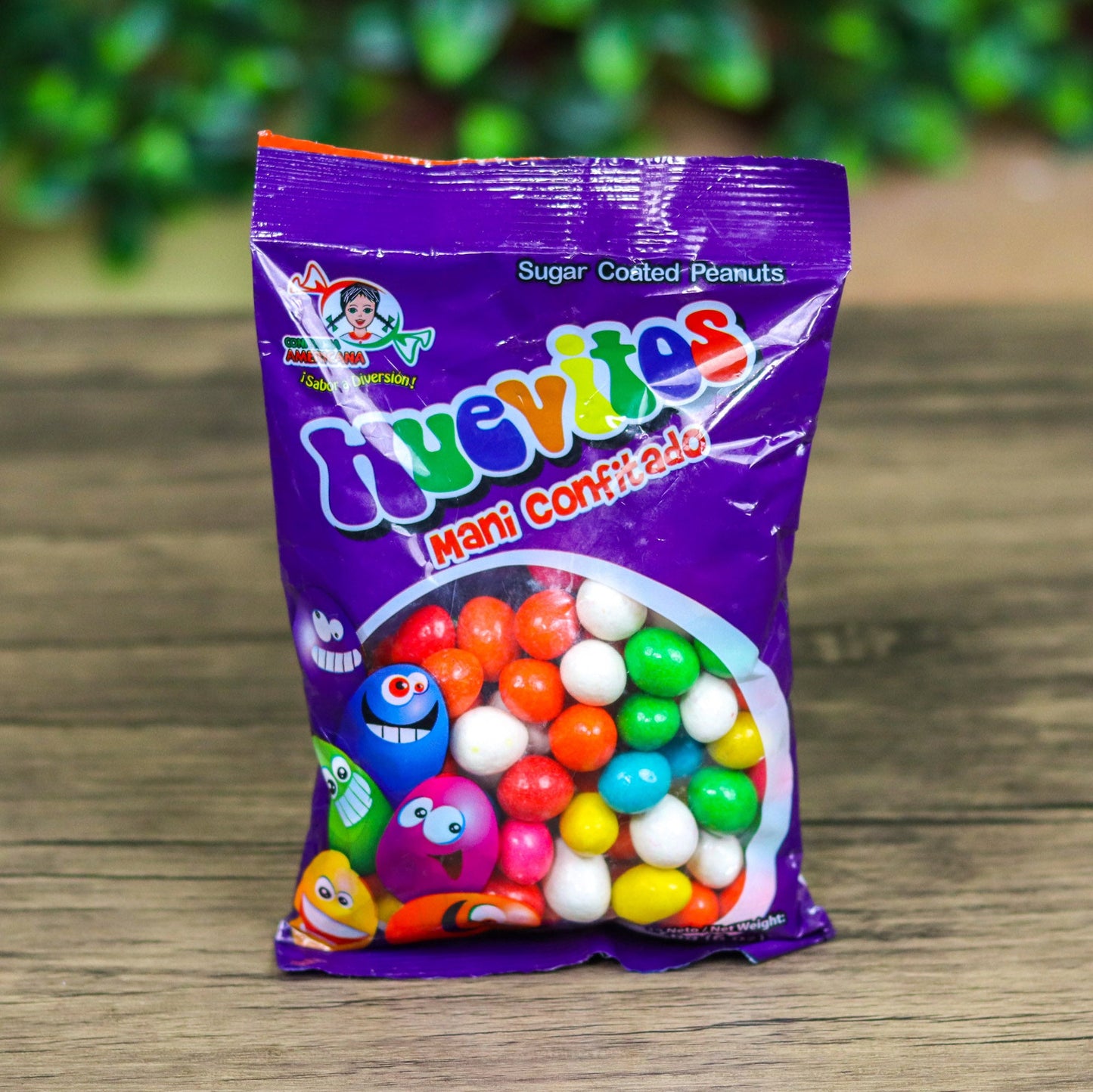 Huevitos. (Chocolate con mani confitado). Paquete grande. 170g. Confiteria americana