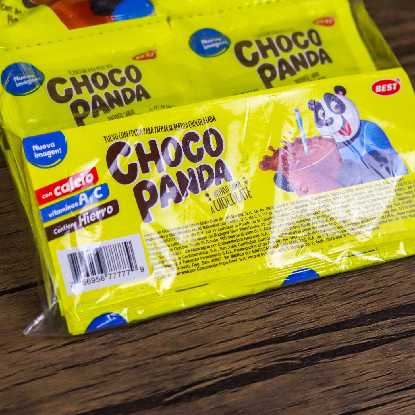 Chocopanda. Cocoa en polvo. (12 sobres). 14g. best