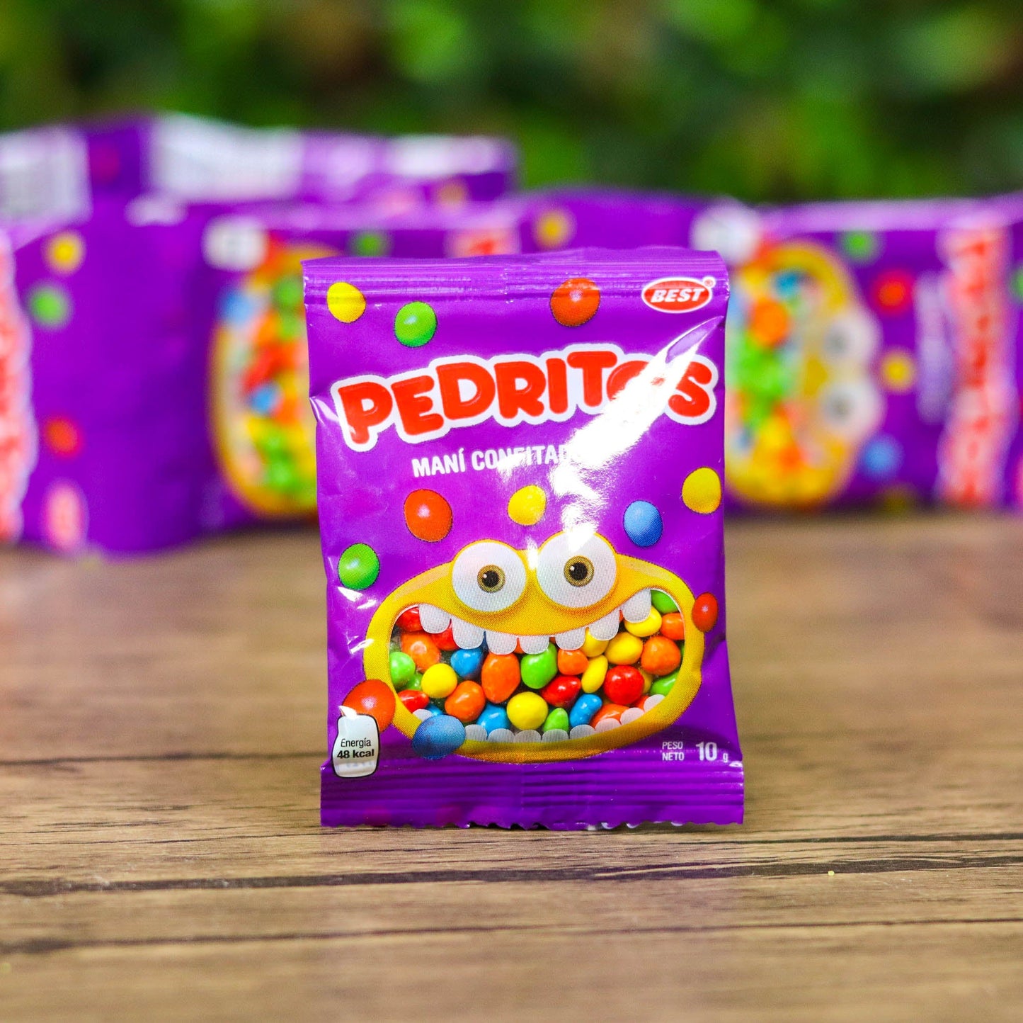 Pedritos. Mani confitado. (6 unidades.). 10g. Best