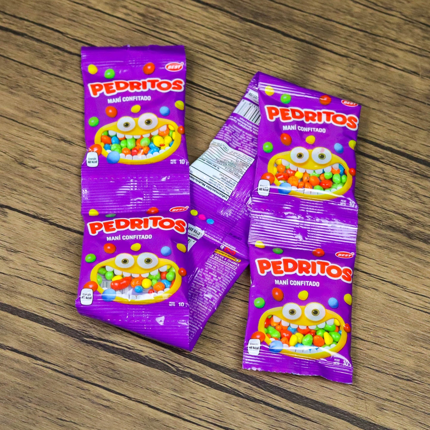Pedritos. Mani confitado. (6 unidades.). 10g. Best