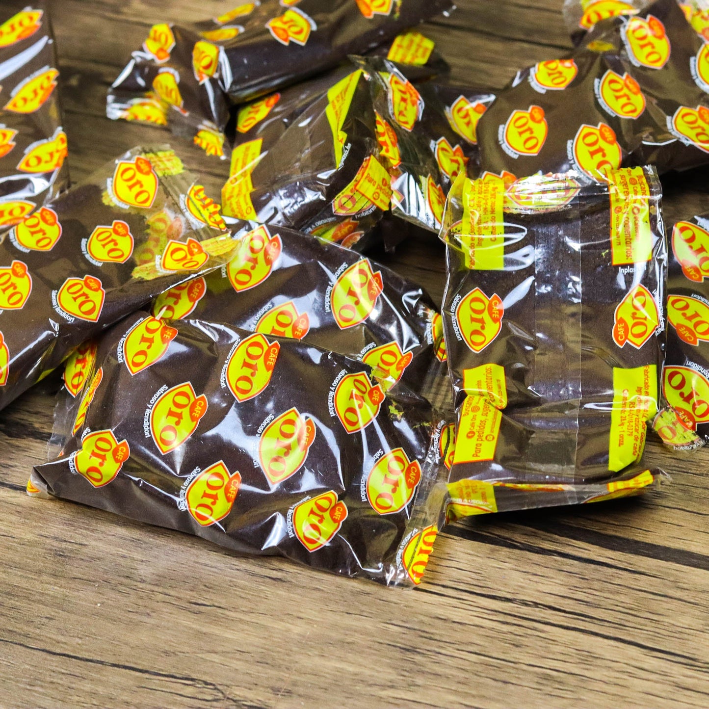 Cafe Oro. Paquete grande con 14 bolsitas. 396g. Cafe Oro