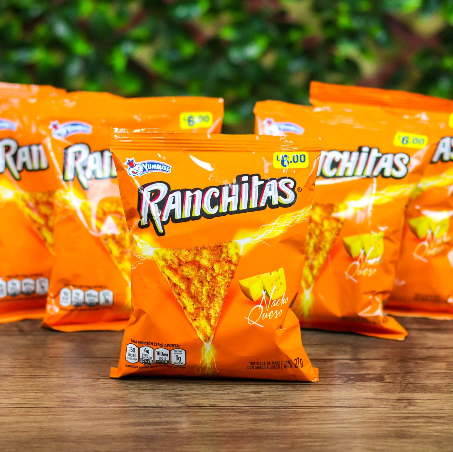 Ranchitas, churro pequeño. (6 unidades). 27g. Yummies