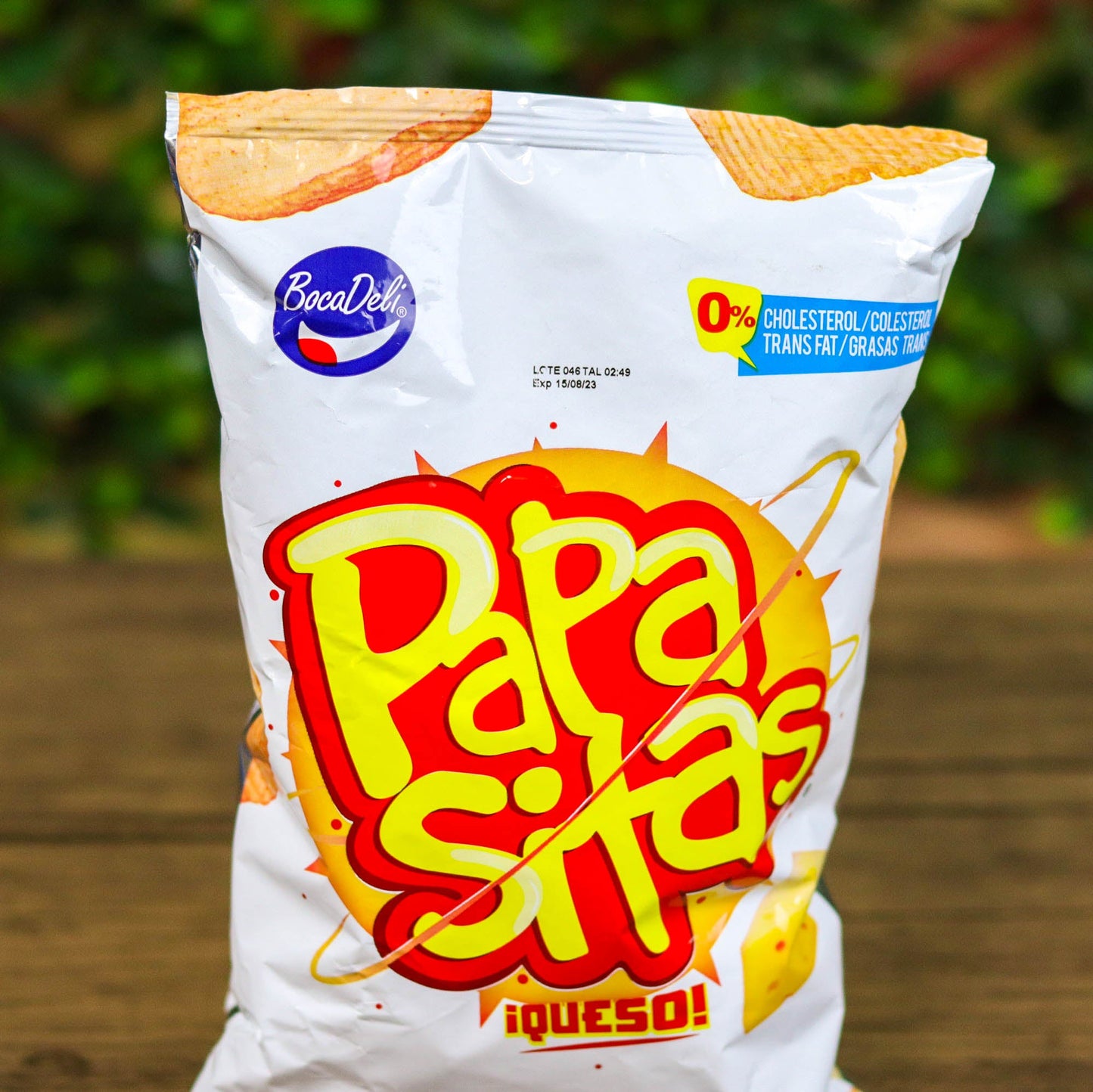 Papasitas Queso. Churro grande. 64g. Bocadeli