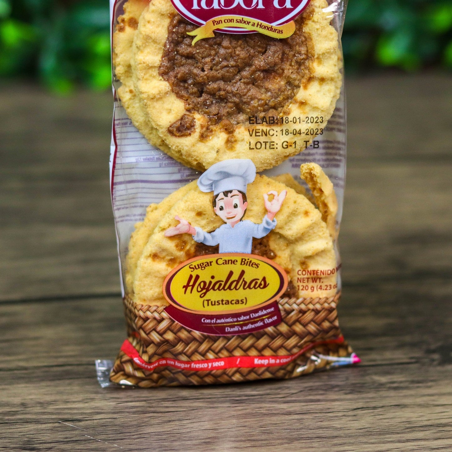 Hojaldras grandes (tustacas grandes) Tabora. 120g