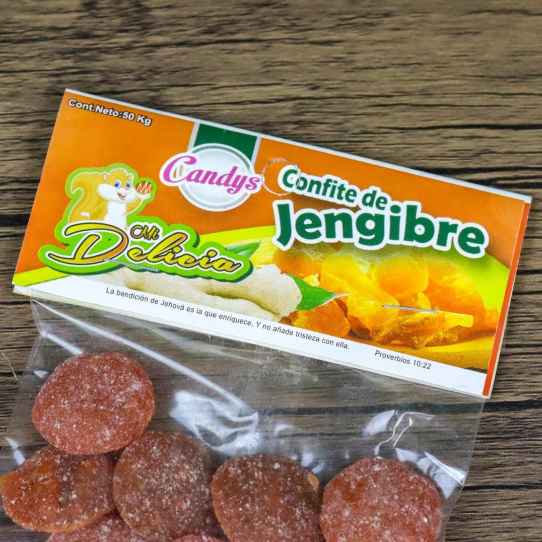 Confite de jengibre. 50g. Mi Delicia