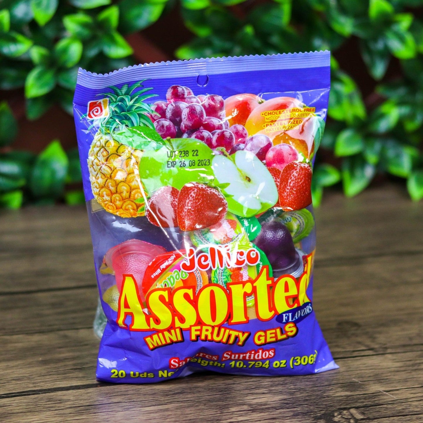 Jellico. Mini frutas en gel. Paquete surtido. 20 unidades. 306 g