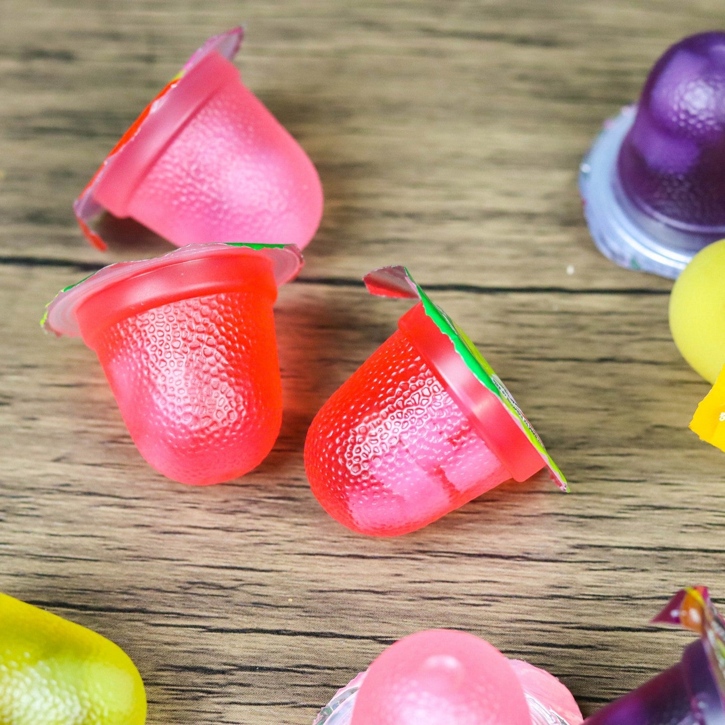 Jellico. Mini frutas en gel. Paquete surtido. 20 unidades. 306 g