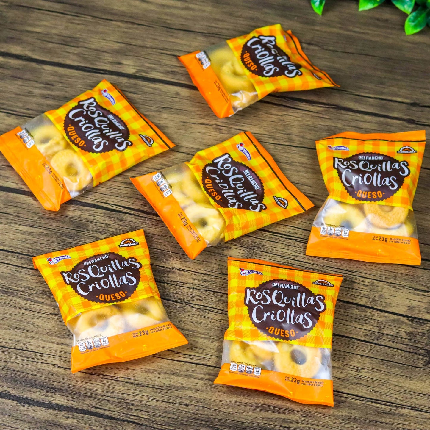 Rosquillas Criollas. (6 unidades). Tamaño pequeño. 23g. Yummies