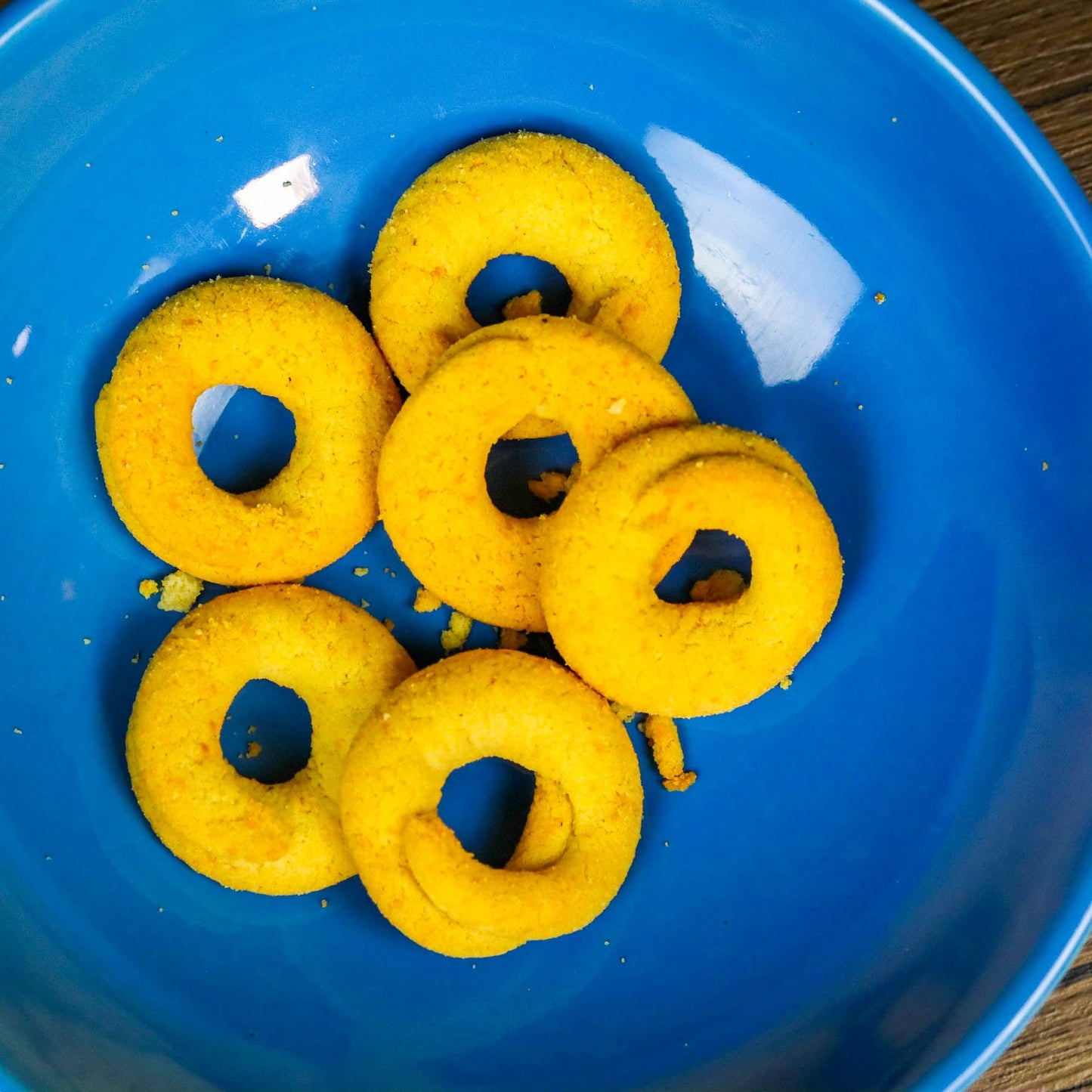 Rosquillas Criollas. (6 unidades). Tamaño pequeño. 23g. Yummies