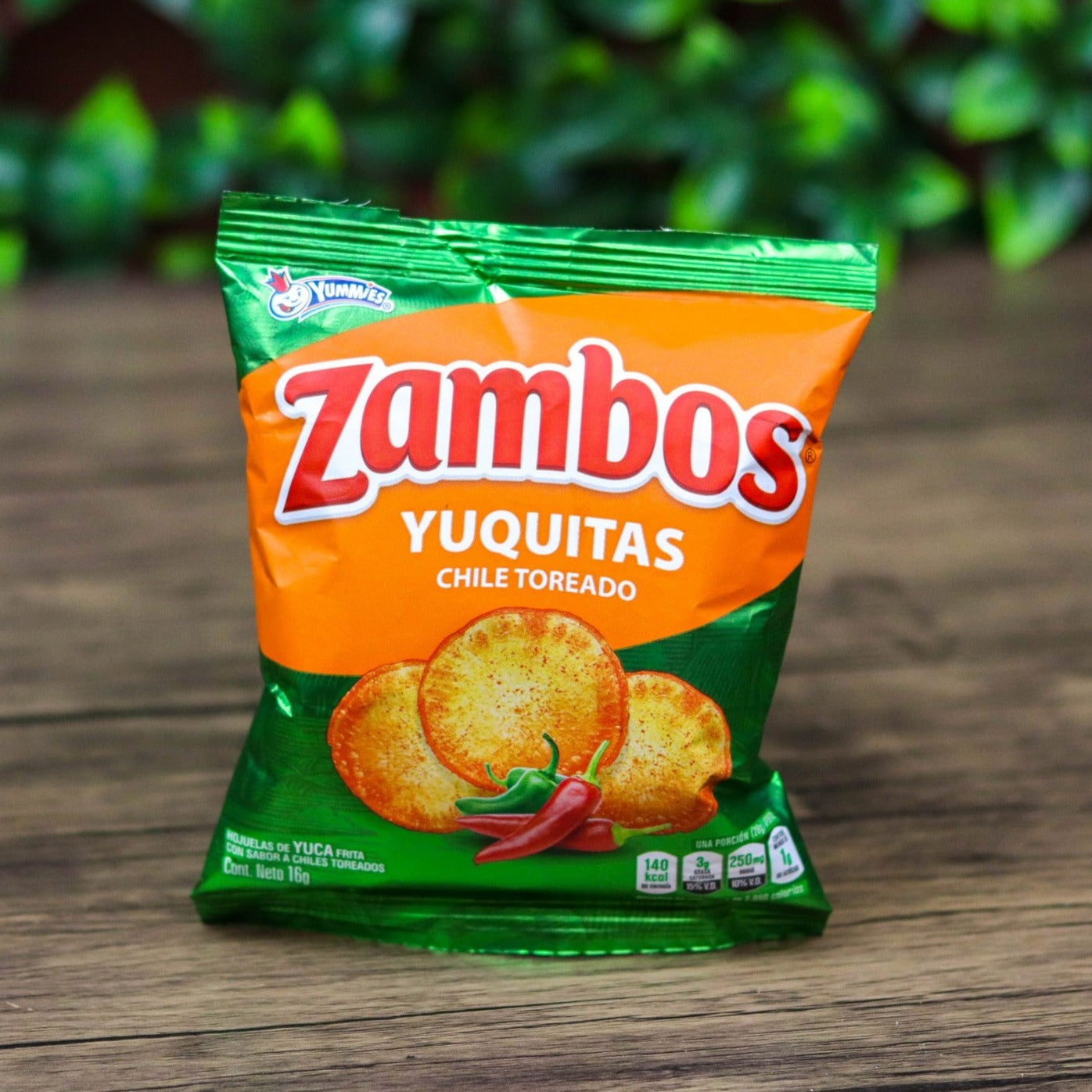 Zambos Yuquitas. (6 unidades). Churros pequeños. 16g. Yummies