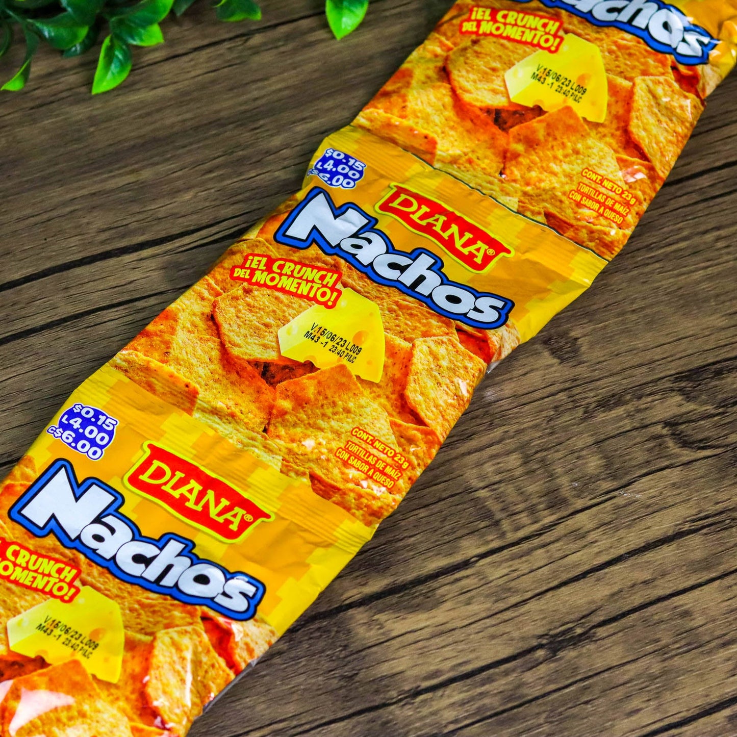 Churros Nachos pequeños. (6 unidades). 23g. Boquitas Diana