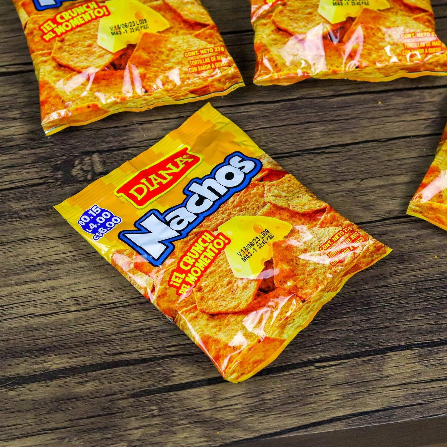 Churros Nachos pequeños. (6 unidades). 23g. Boquitas Diana
