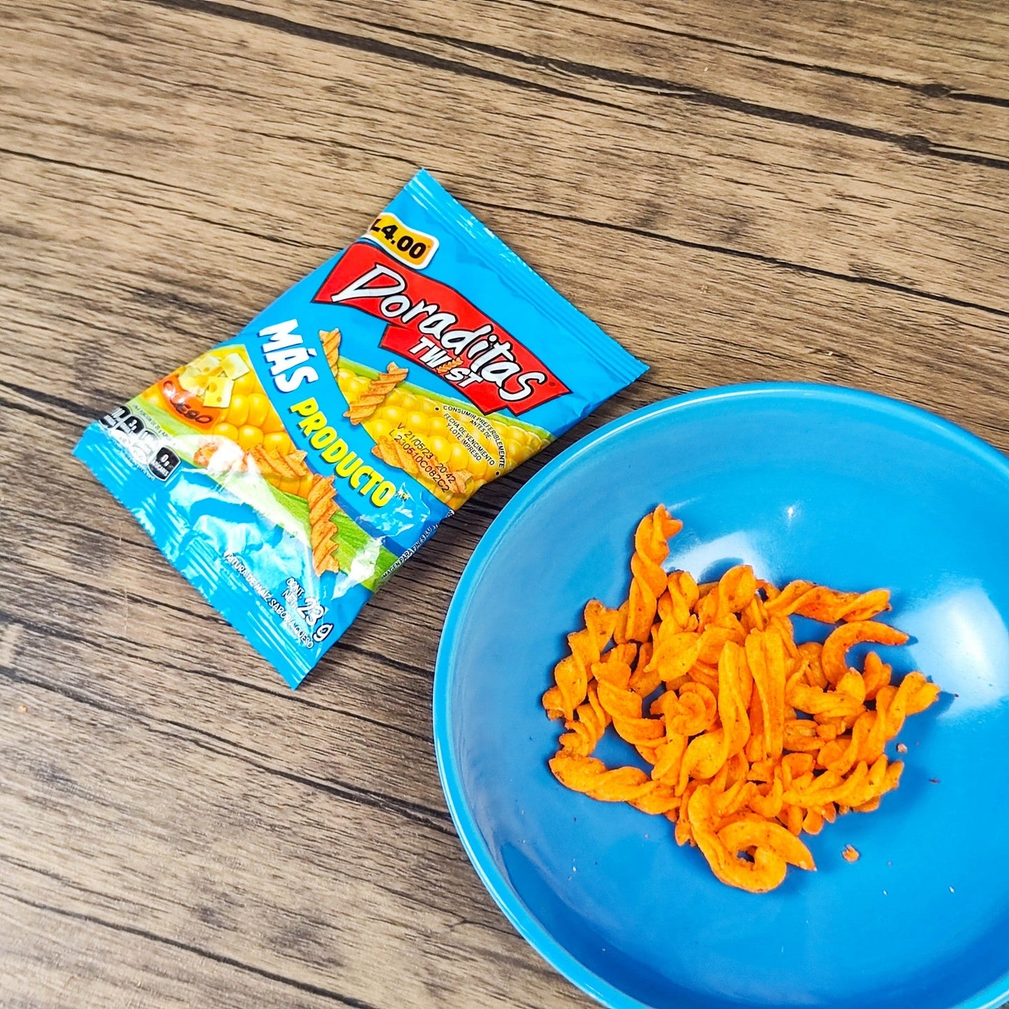 Doraditas Twist. (6 unidades). Churros pequeños. 23g. Frito-Lay